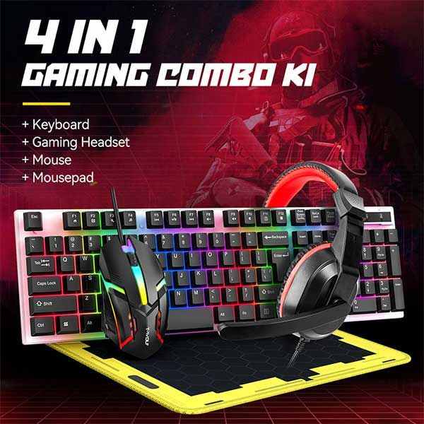 T-Wolf Gaming Combo TF240 4-in-1 XD21