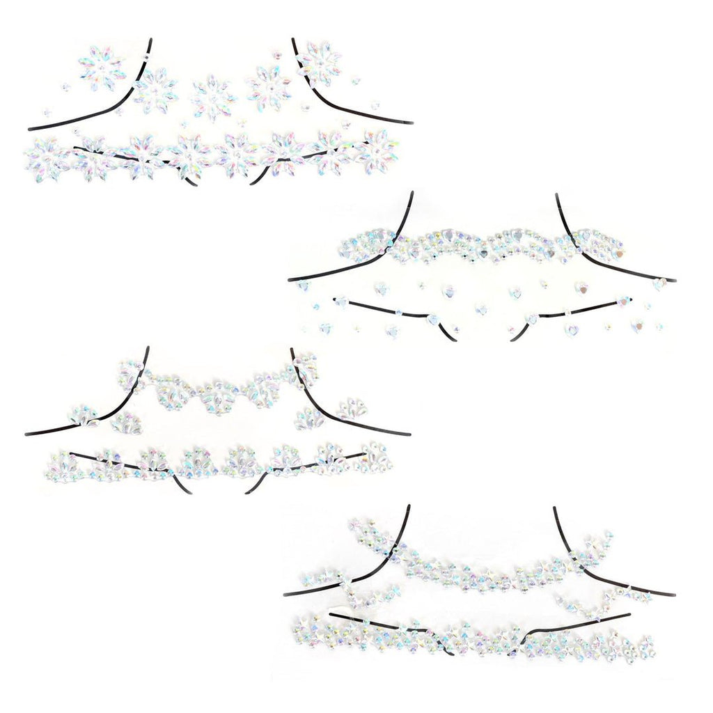 Alice Story Crystal Neck Diamante Stickers – Sparkle with Effortless Elegance