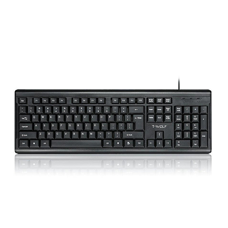 TWOLF T15 105 Keys USB Keyboard XD21