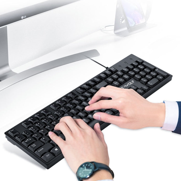 TWOLF T15 105 Keys USB Keyboard XD21