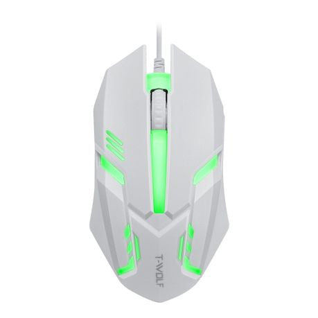 TWolf Rainbow Backlit Game Keyboard and Mouse set TF230 XD21