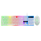 TWolf Rainbow Backlit Game Keyboard and Mouse set TF230 XD21