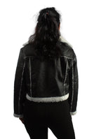 Teddy Lined PU Leather Moto Jacket XD21