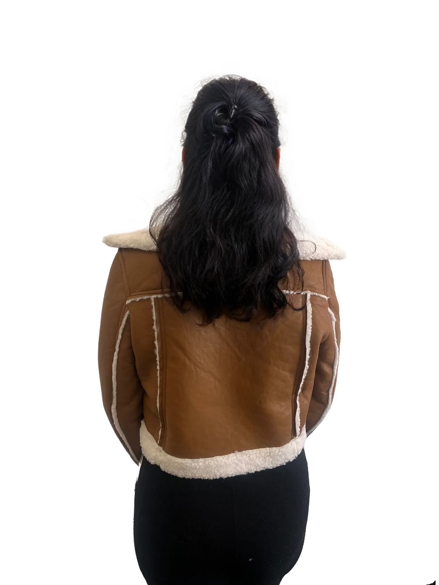 Teddy Lined PU Leather Moto Jacket XD21