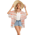 Thin Sheer Chiffon Short Kimono XD21