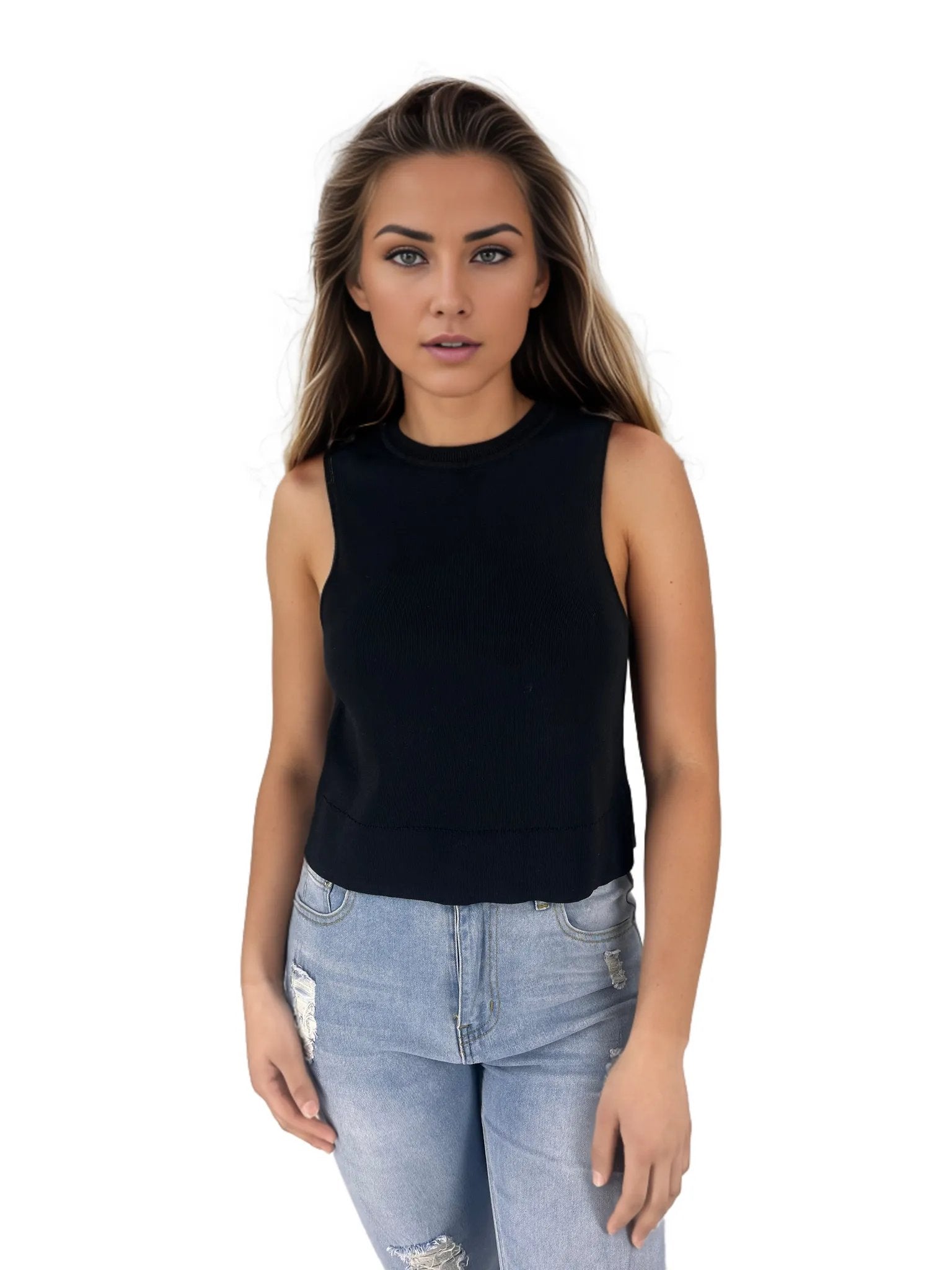Thin Sleeveless Regular Summer Tank Top XD21
