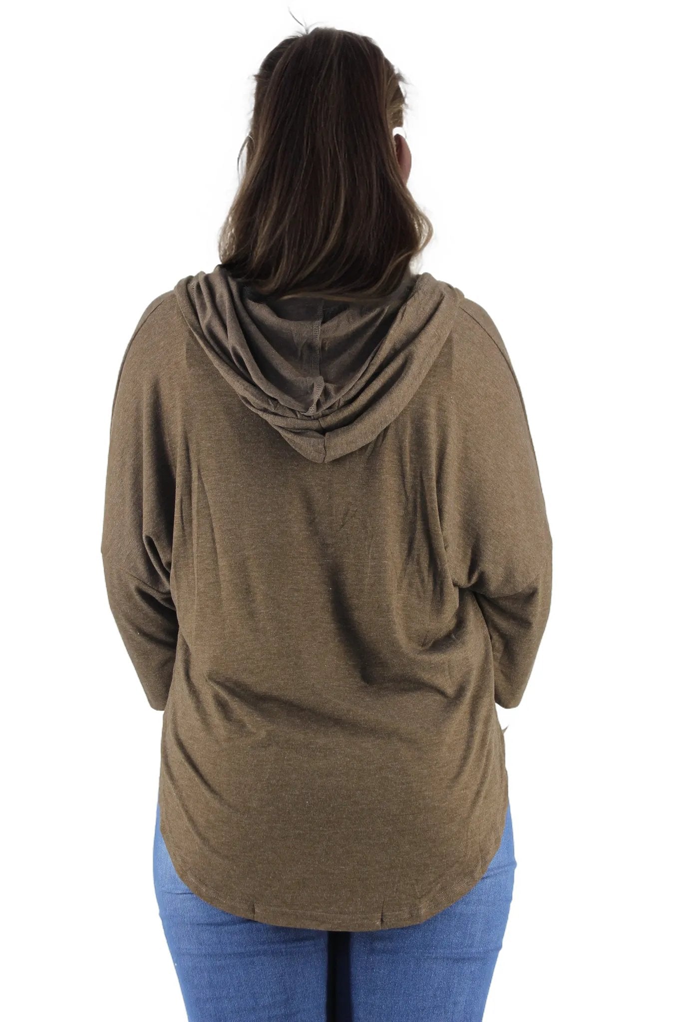 Thin Stripe Hooded Long Sleeve T-Shirt XD21