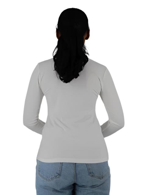Graphic Turtle Neck Top
