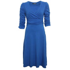 V-Neck Fit & Flare Knee Length Dress