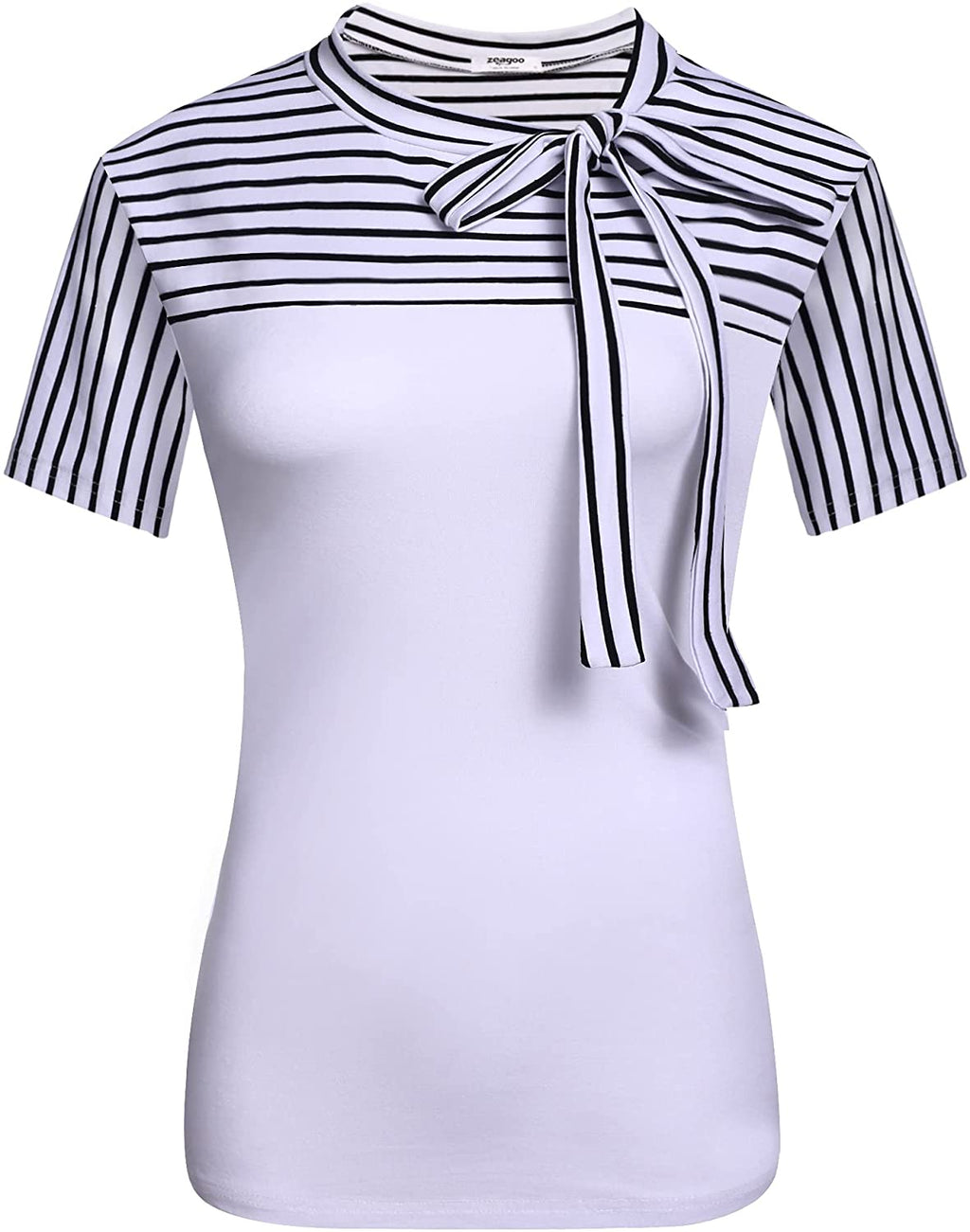 Tie Knot Curve Short Sleeve Top XD21