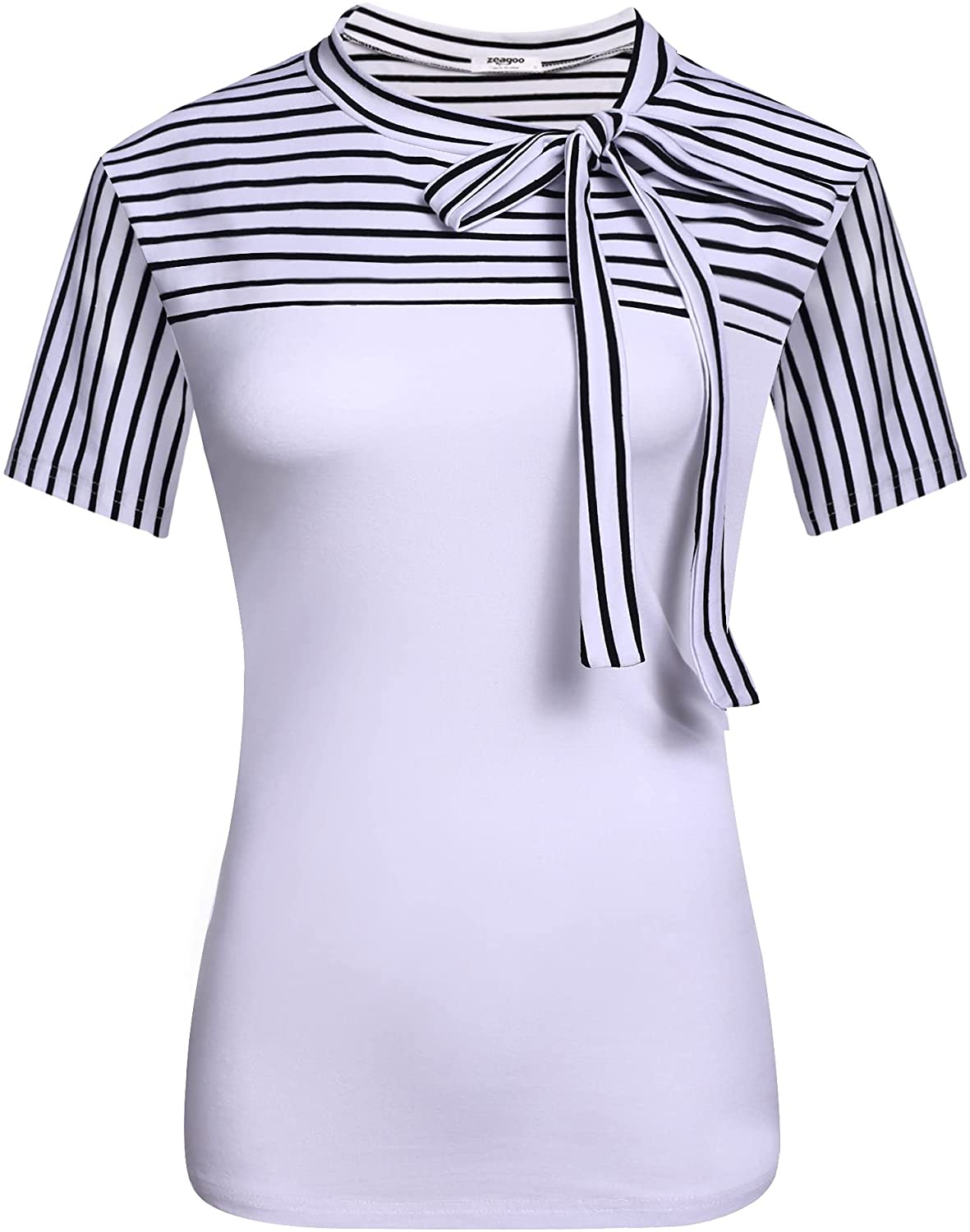 Tie Knot Curve Short Sleeve Top XD21