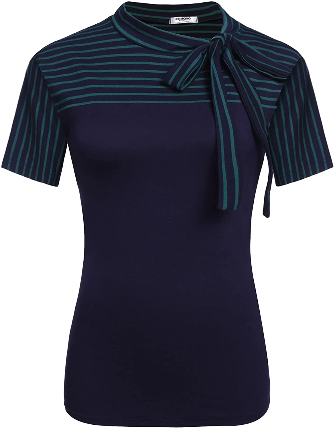 Tie Knot Curve Short Sleeve Top XD21