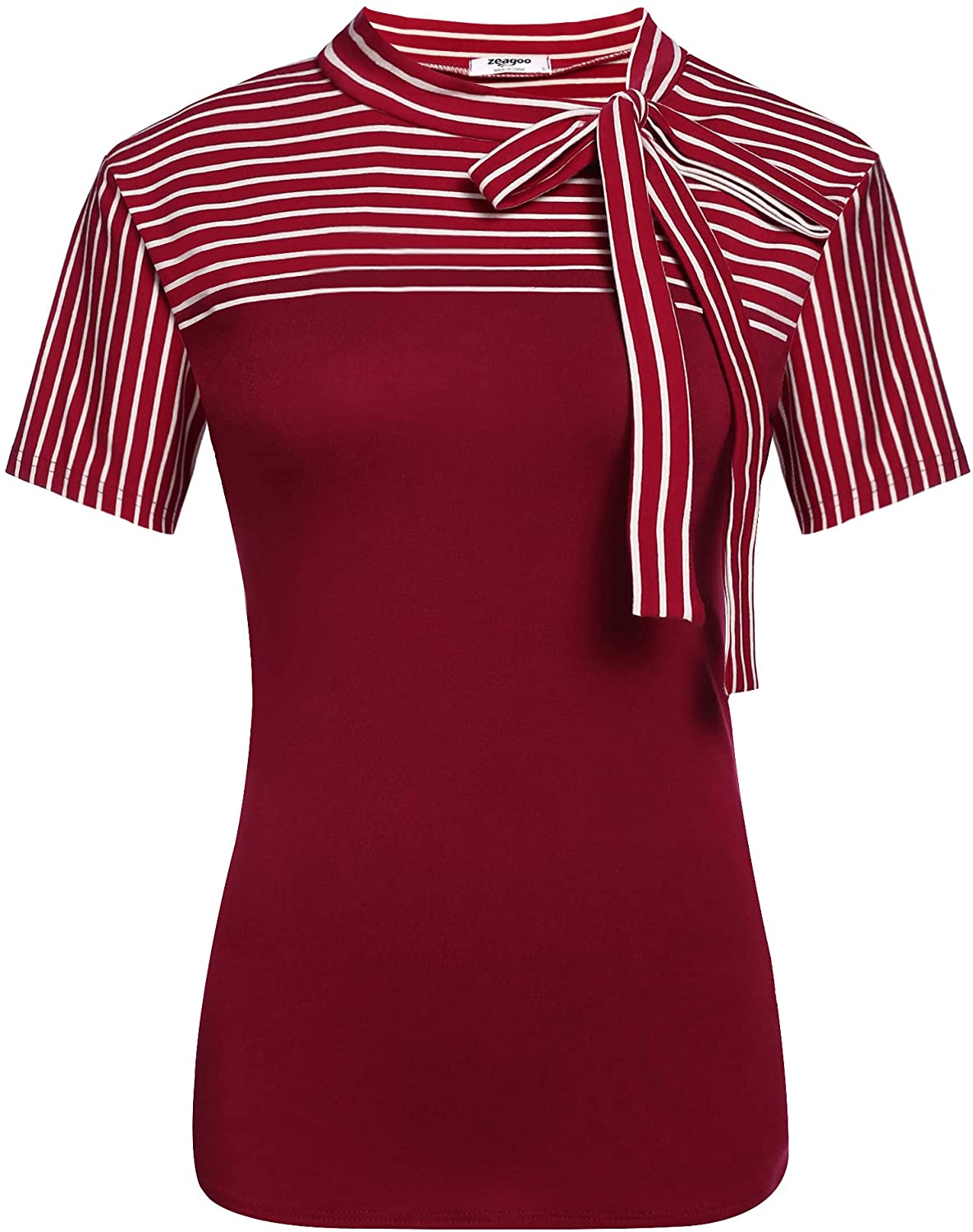 Tie Knot Curve Short Sleeve Top XD21