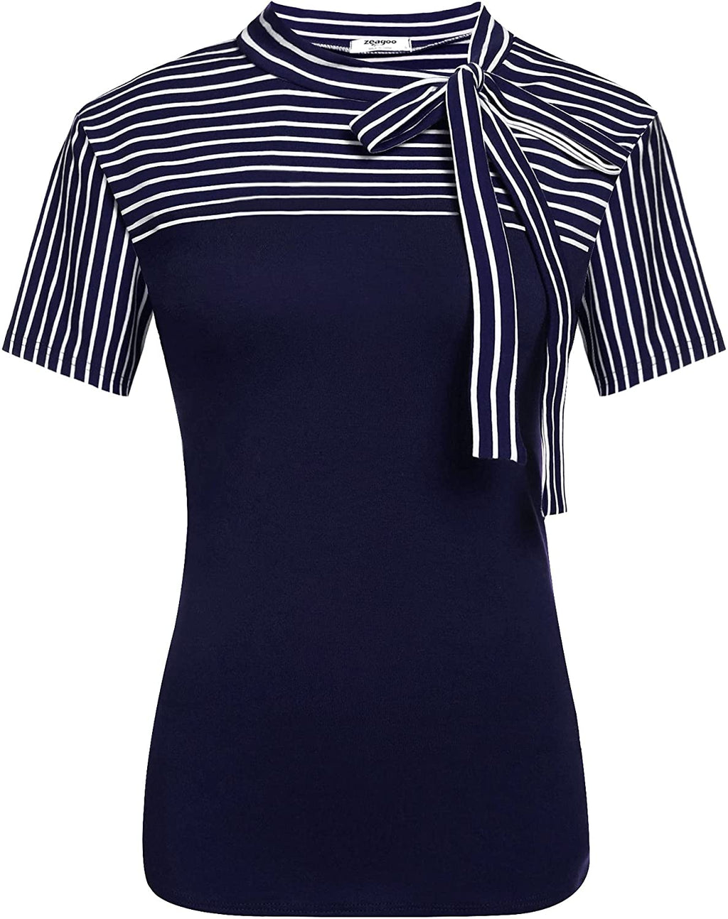 Tie Knot Curve Short Sleeve Top XD21