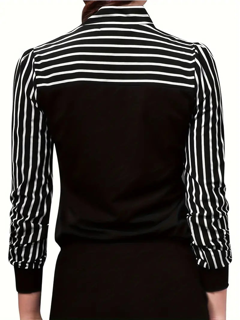 Tie Knot Flounce Sleeve Curve Top XD21