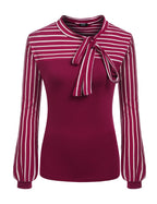 Tie Knot Flounce Sleeve Curve Top XD21