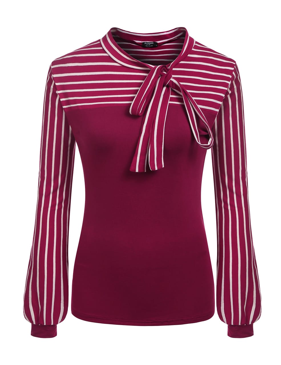 Tie Knot Flounce Sleeve Curve Top XD21