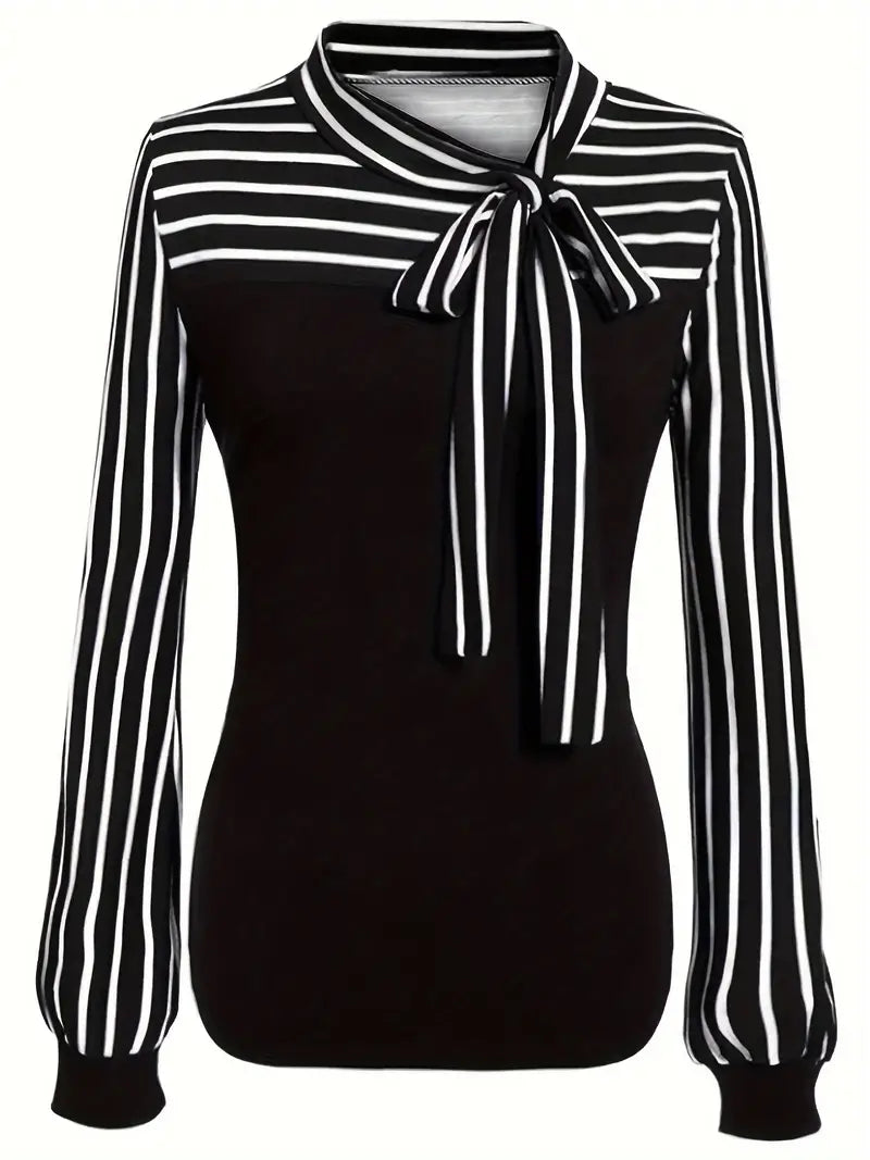 Tie Knot Flounce Sleeve Curve Top XD21