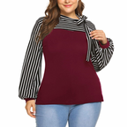 Tie Knot Flounce Sleeve Curve Top XD21