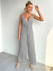 Tie Shoulder All In One Jumpsuit Romper XD21