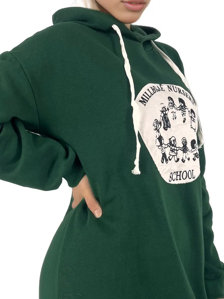 Tracksuit With Hood Mini Dress XD21