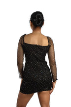 Tule Mini Sequence Mesh Dress XD21