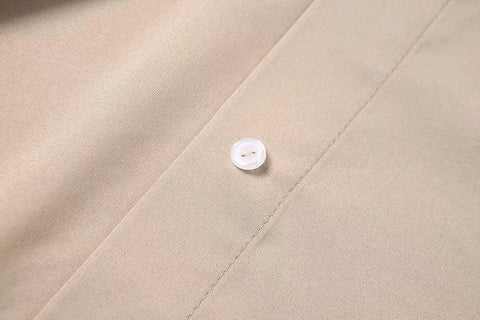 Turn-Down Collar Triangular Blouse - XD21