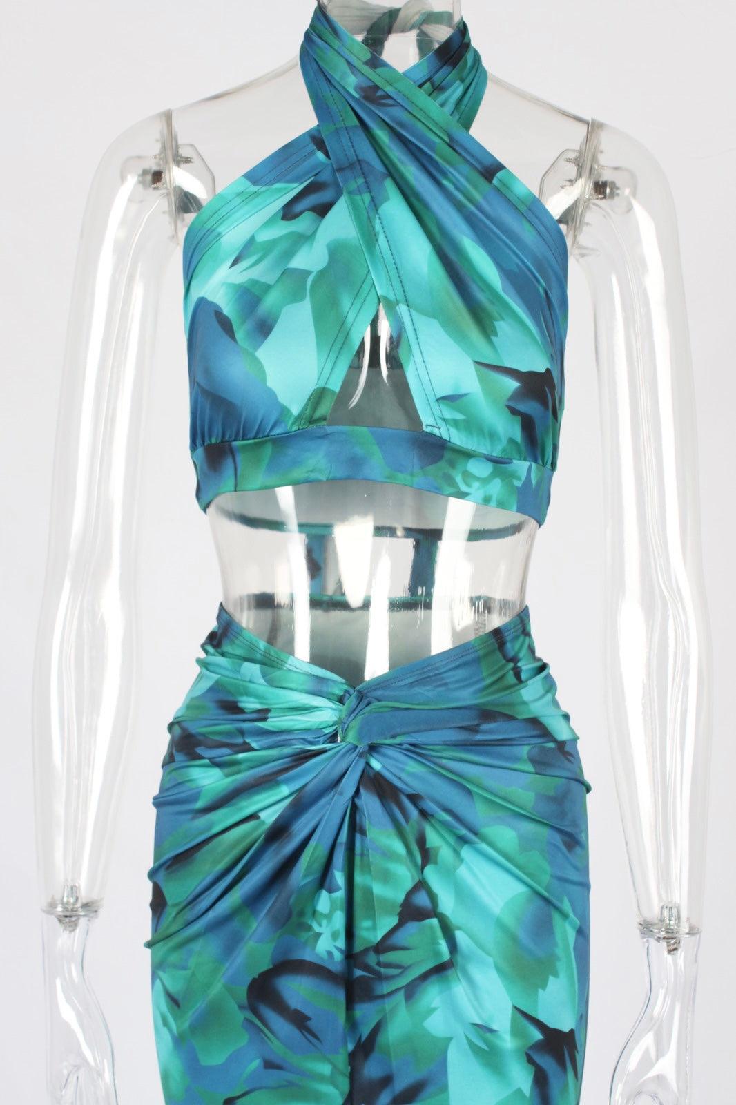 Two piece skirt beach set - XD21