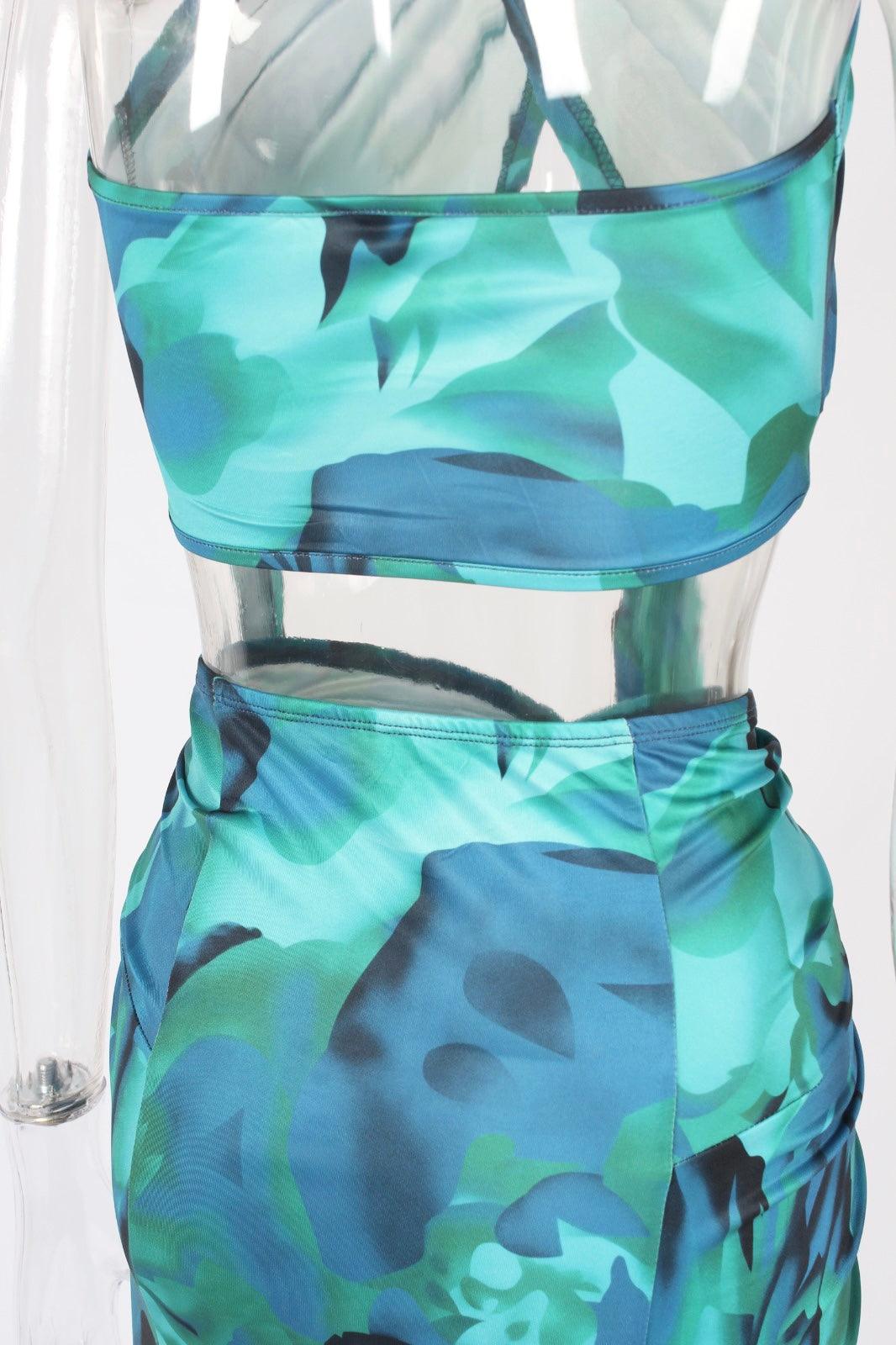 Two piece skirt beach set - XD21