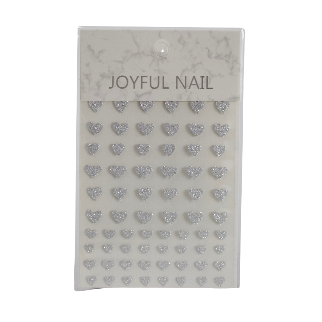 Glitter Silver Multicolour Nail Art Stickers – Sparkling, Easy-to-Apply