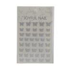 Glitter Silver Multicolour Nail Art Stickers – Sparkling, Easy-to-Apply