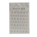 Glitter Silver Multicolour Nail Art Stickers – Sparkling, Easy-to-Apply