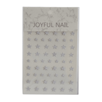 Glitter Silver Multicolour Nail Art Stickers – Sparkling, Easy-to-Apply