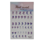 Self-Adhesive Ocean-Themed Nail Art Stickers – Stunning, Easy-to-Apply Sea Designs