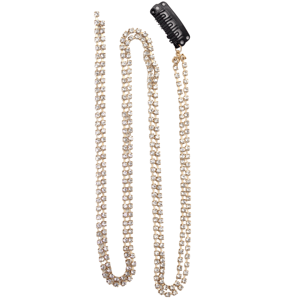 Elegant Clip On Tassel Hair Jewellery Chain - Add Glamour & Shine