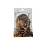 Elegant Gold Chain Butterfly Hair Accessory – Boho Chic Headpiece