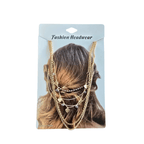 Elegant Gold Chain Butterfly Hair Accessory – Boho Chic Headpiece