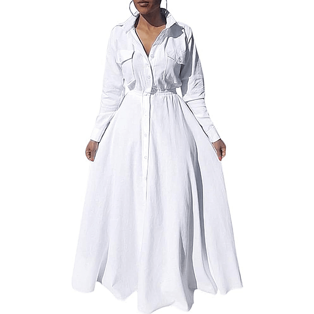 Sophisticated Full-Length  Maxi Dress