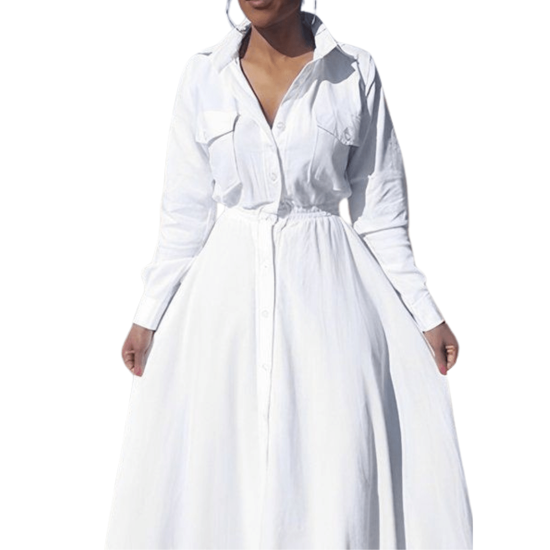 Sophisticated Full-Length  Maxi Dress