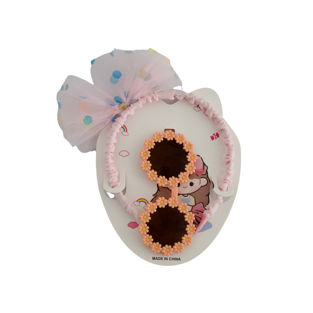 Floral Kids' Sunglasses with Aliceband - Fun & Trendy Eye Protection