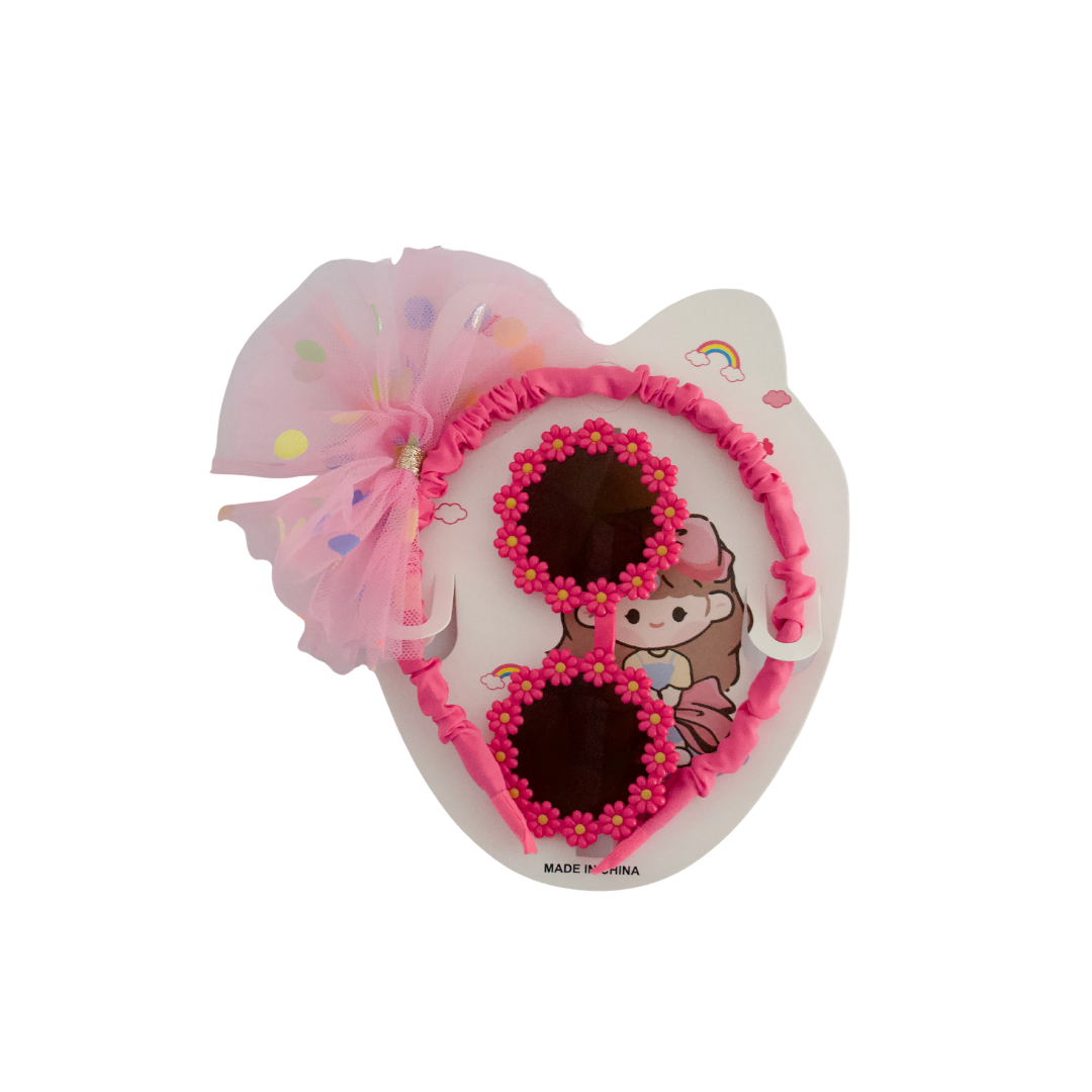 Floral Kids' Sunglasses with Aliceband - Fun & Trendy Eye Protection