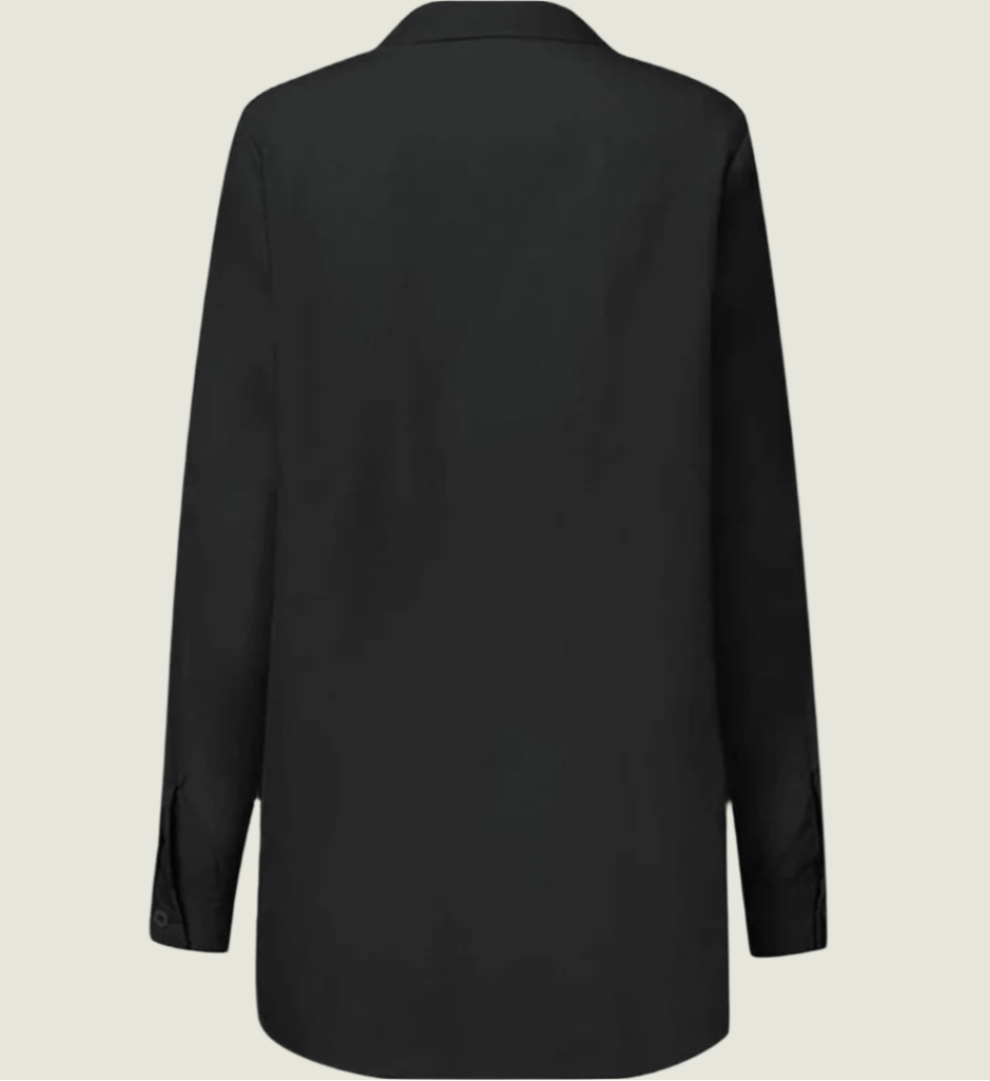 Effortless Style Tie-Waist Shirt Blouse