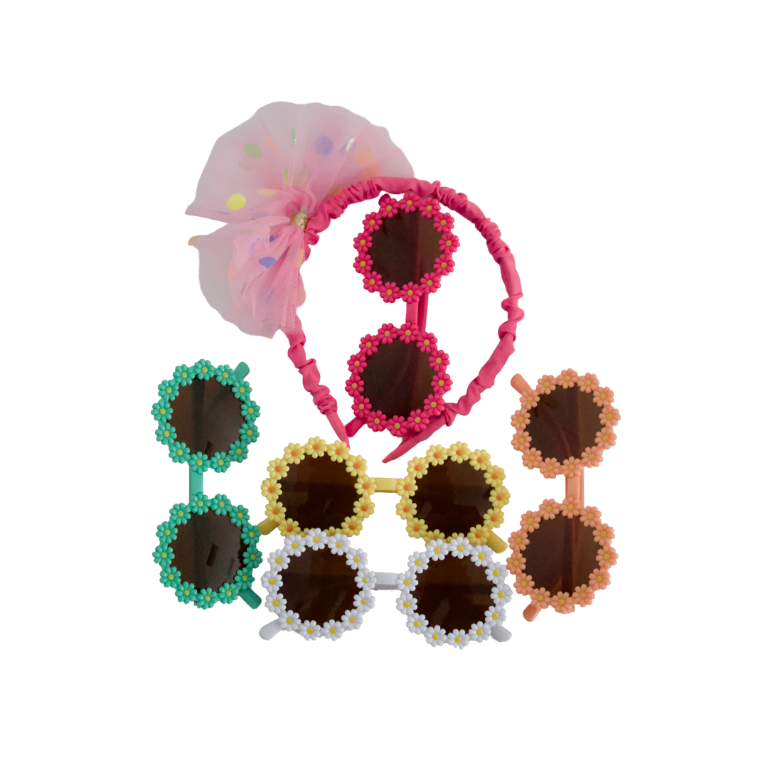 Floral Kids' Sunglasses with Aliceband - Fun & Trendy Eye Protection