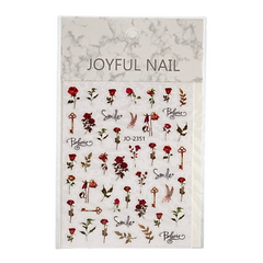 Flower & Plant Nail Art Stickers – Beautiful, Easy-to-Apply Stickers for Stunning Nail