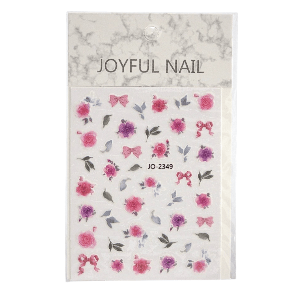 Flower & Plant Nail Art Stickers – Beautiful, Easy-to-Apply Stickers for Stunning Nail