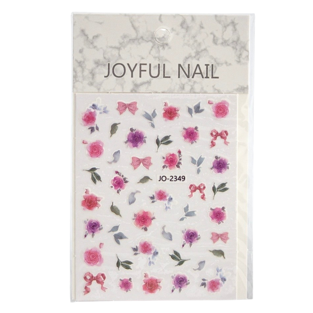 Flower & Plant Nail Art Stickers – Beautiful, Easy-to-Apply Stickers for Stunning Nail