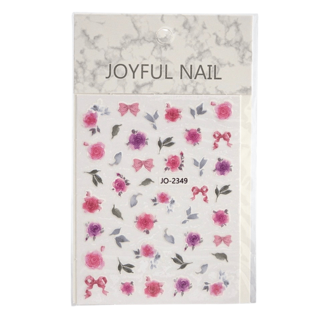Flower & Plant Nail Art Stickers – Beautiful, Easy-to-Apply Stickers for Stunning Nail