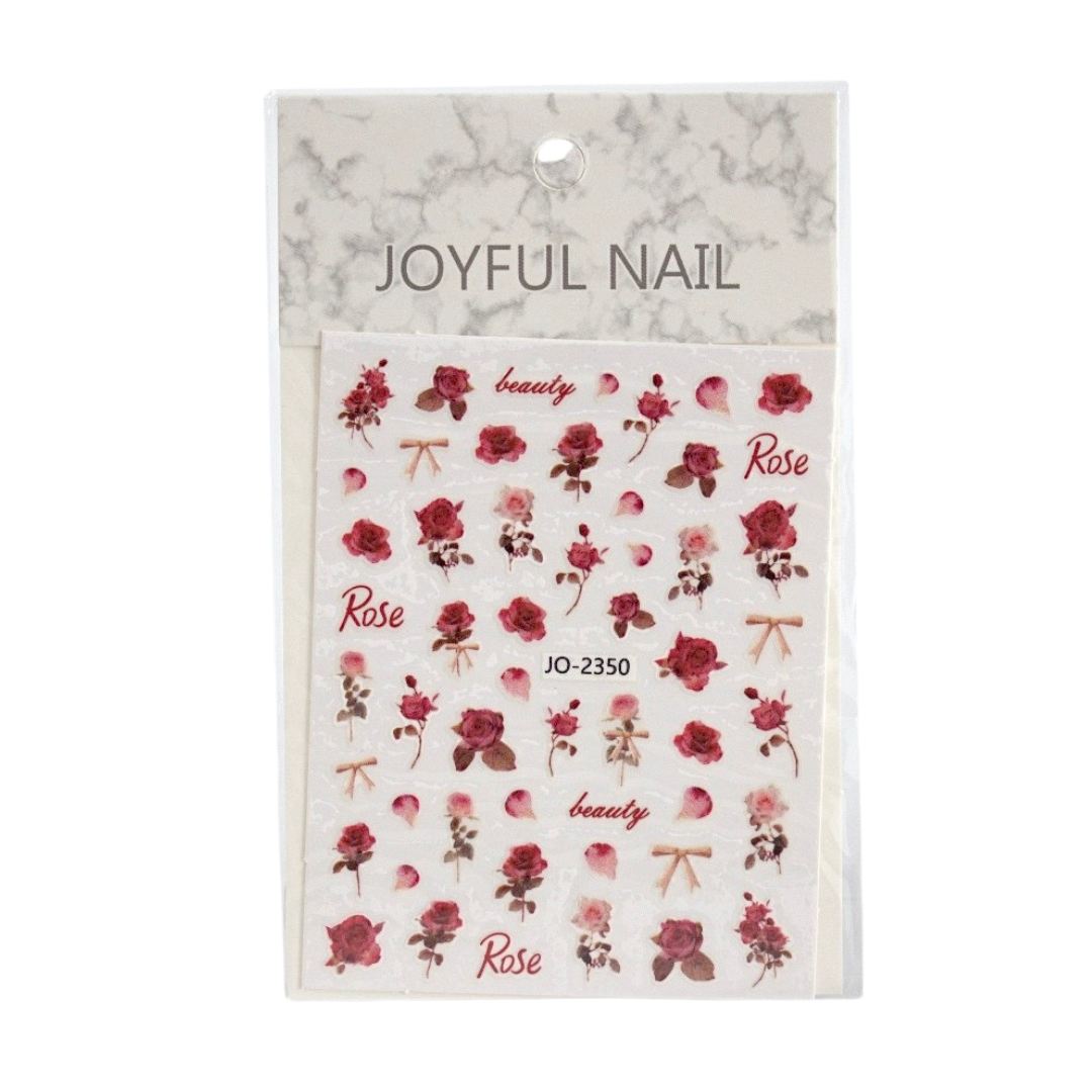 Flower & Plant Nail Art Stickers – Beautiful, Easy-to-Apply Stickers for Stunning Nail