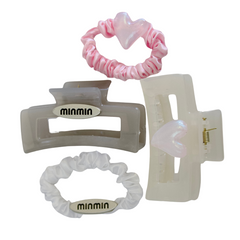 Stylish Scrunchie and Hair Grip 2pc Set | Must-Have Hair Accessories