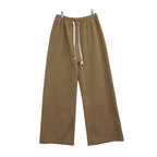 Velvet Wide Leg High Waist Trousers XD21